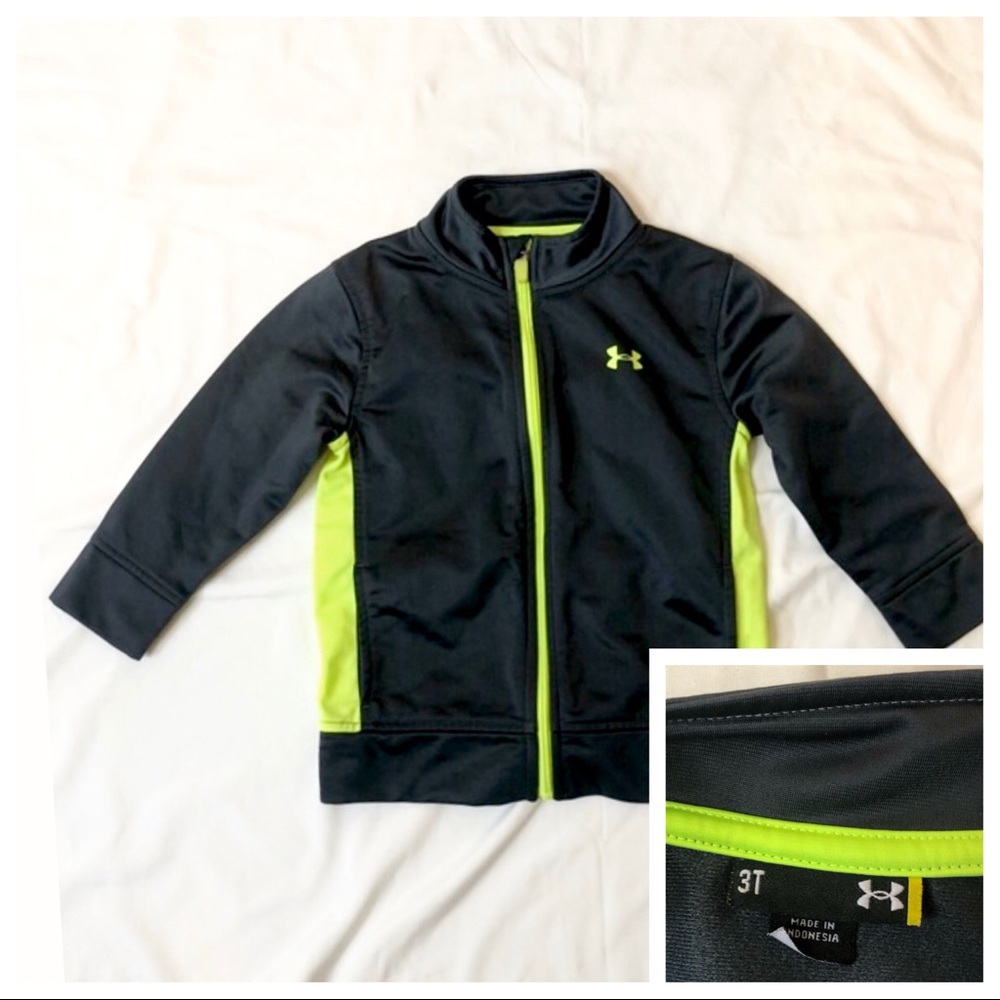 Under Armour Boys Full Zip Front Pockets Sweater